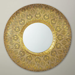Libra Filigree Mirror, Gold